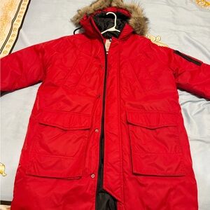 H&M Red and Black Jacket